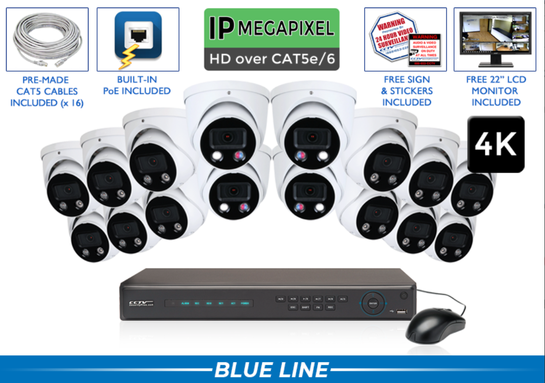 4K - 8MP (AI) Active Deterrence 8 Channel NVR / CSP-4POETAD8-A