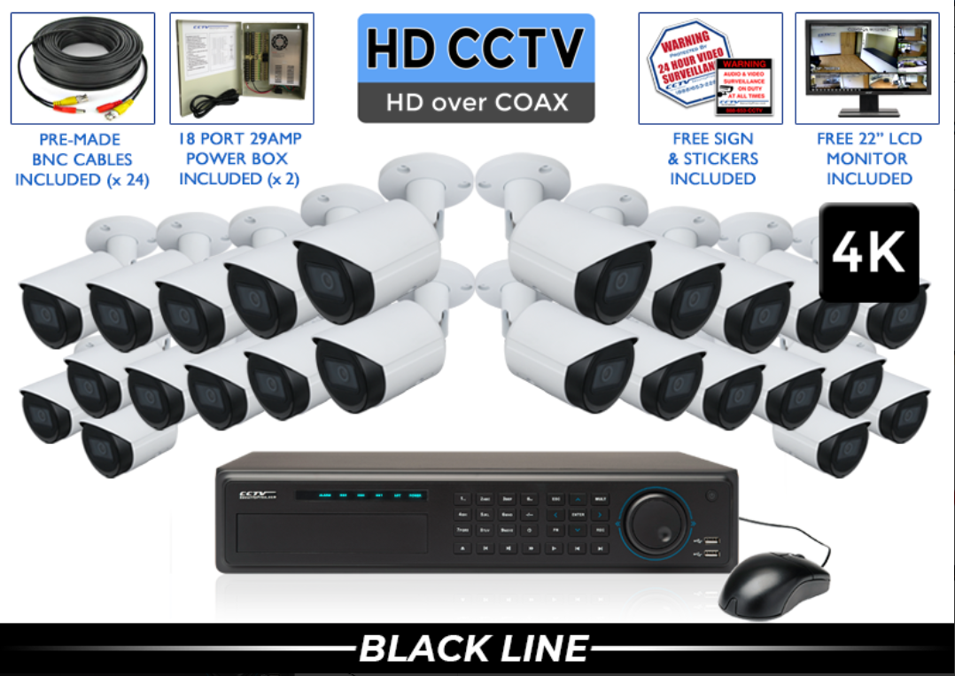 4K - 8MP System with 8 Channel DVR / CSP-4PROCVIB8-S