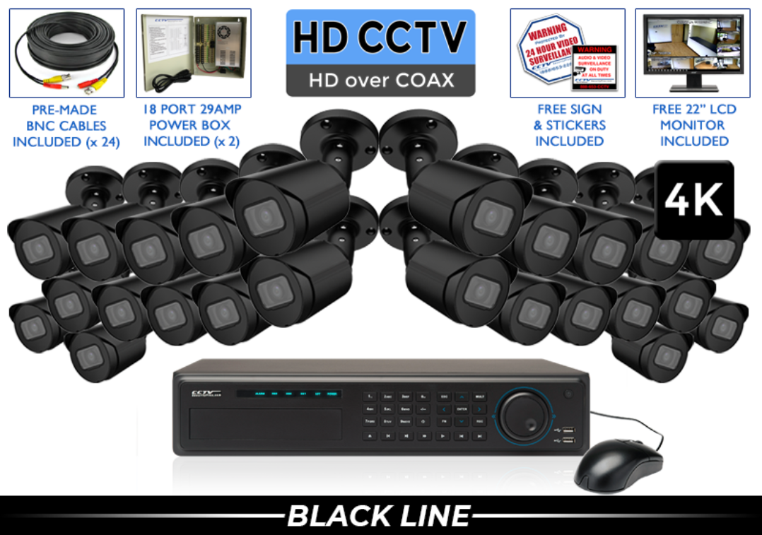 4K - 8MP System with 8 Channel DVR  / CSP-PROCVIB8-B-S