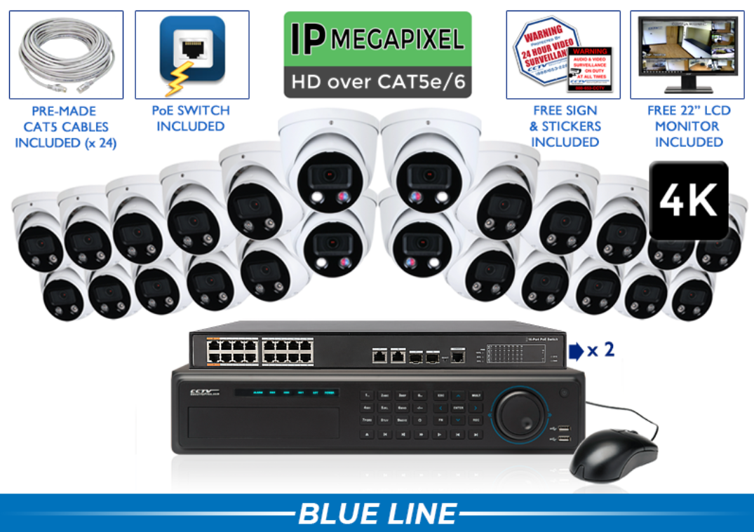 4K - 8MP (AI) Active Deterrence 8 Channel NVR / CSP-4POETAD8-A