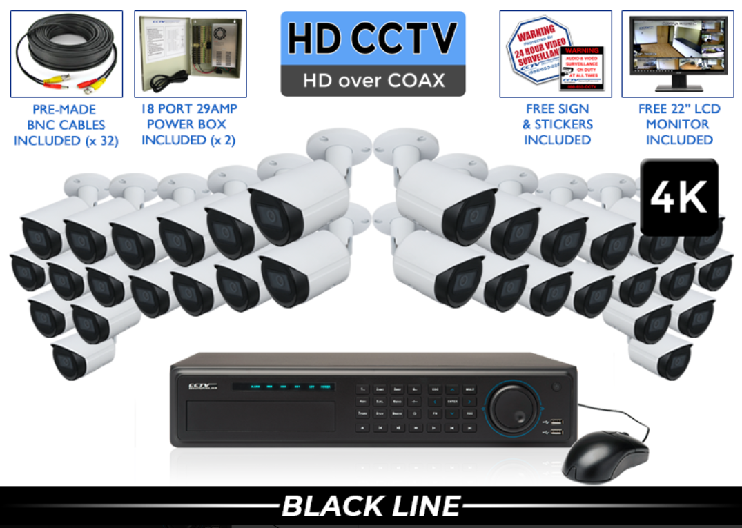 4K - 8MP System with 8 Channel DVR / CSP-4PROCVIB8-S