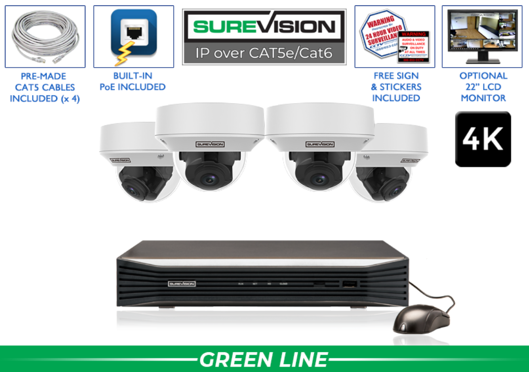 wired security camera system