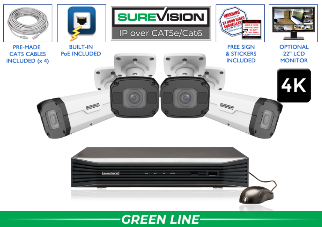 wired security camera system