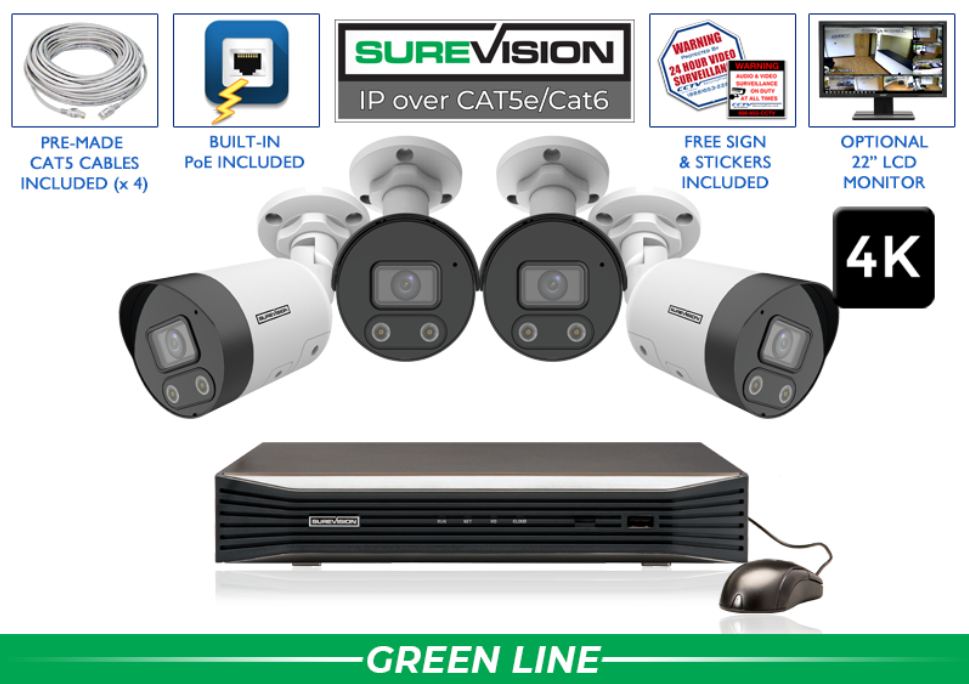 wired security camera system