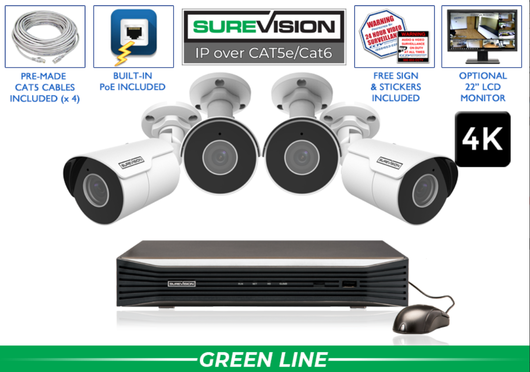 wired security camera system