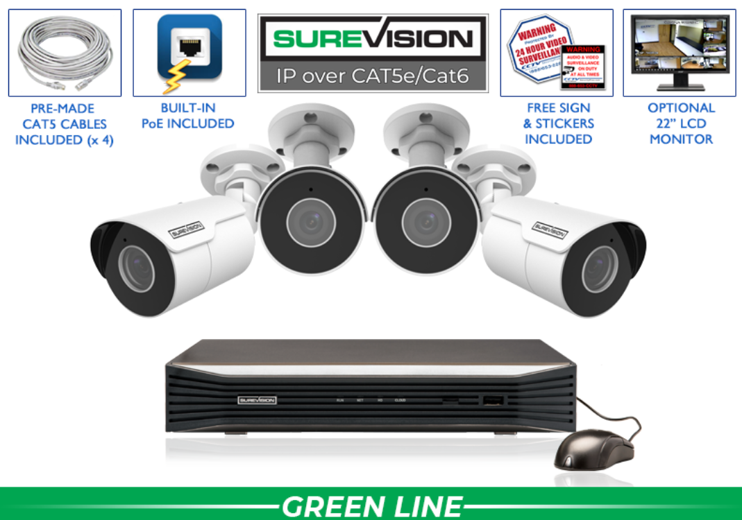 wired security camera system